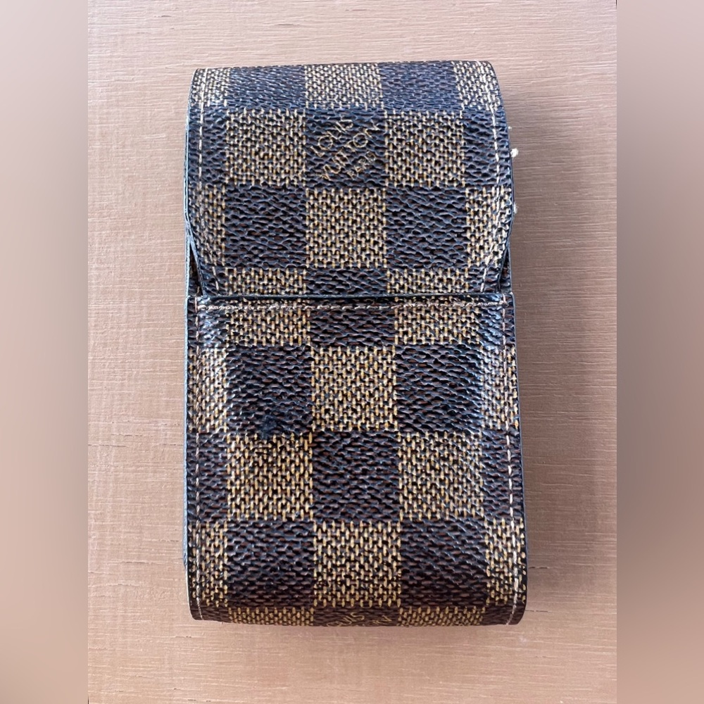 Authentic Louis Vuitton Damier Ebene Card Small Items Holder Date Code CT5112